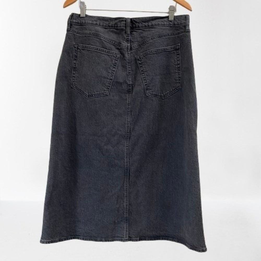 NEW Universal Thread Denim Button Front Midi Skir… - image 4